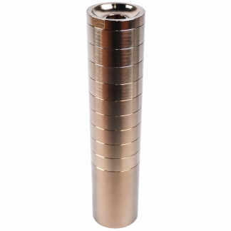 Tuna Cans .46-L Multi-Caliber Stainless Steel Silencer (9-Baffle) .45/.458