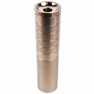 Tuna Cans .46-S Multi-Caliber Stainless Steel Silencer (6-Baffle) .45/.458