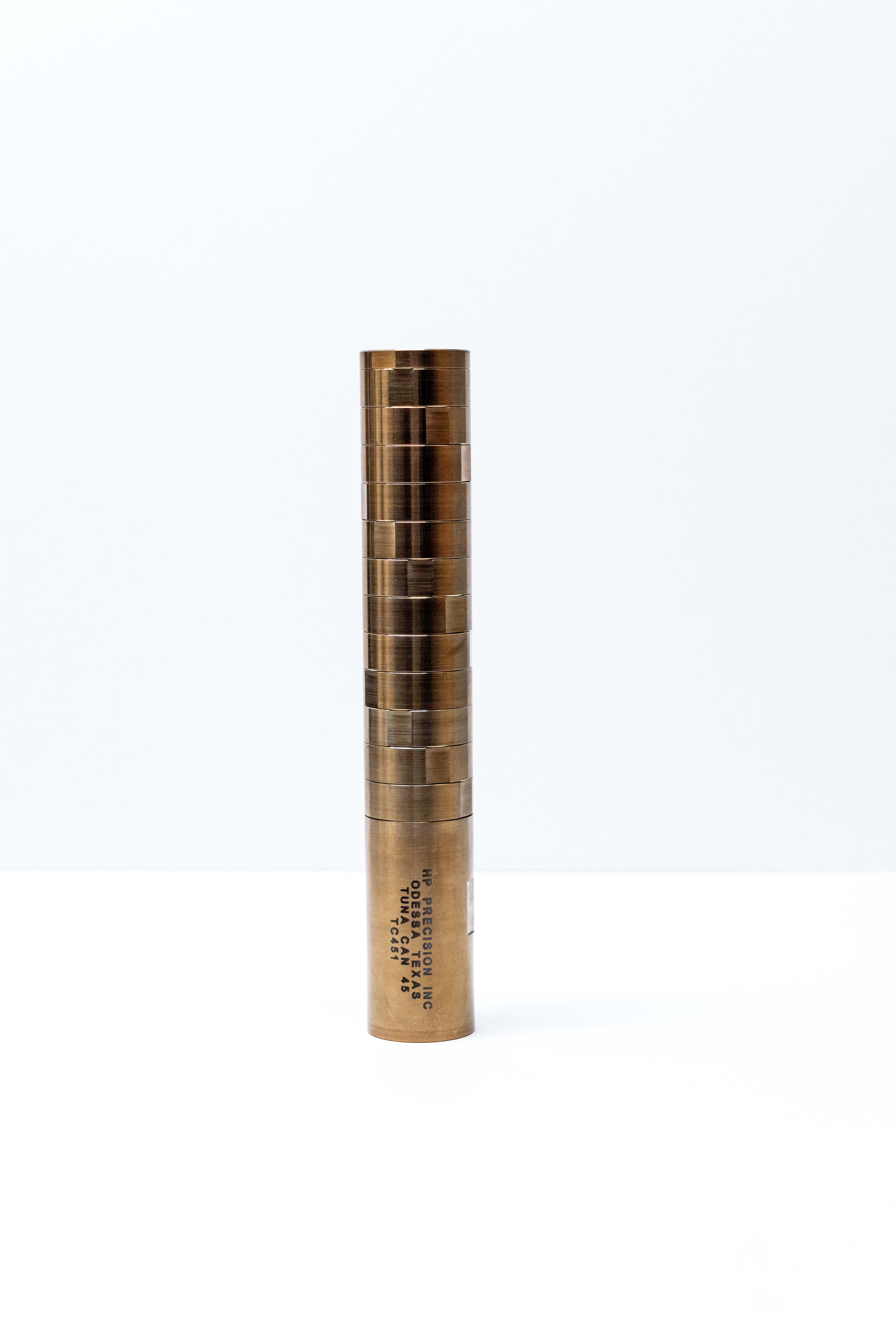 Tuna Cans .46 Cal - XL - Multi-Caliber Stainless Steel Silencer - (12-Baffle)