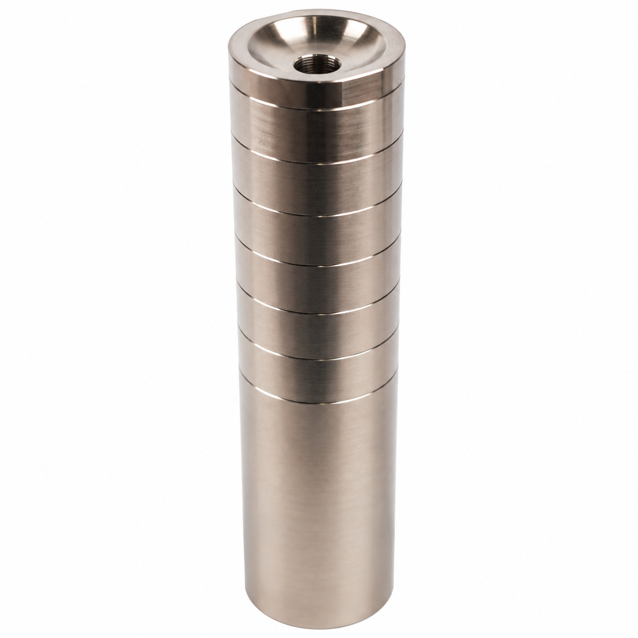 Tuna Cans 30Cal-S Stainless Steel Silencer (6-Baffle) 7.62/.308/.338