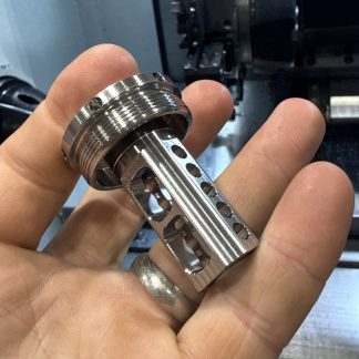 Tuna Cans 1-Piece Flush Mount with Integrated 2-Port Muzzle Brake