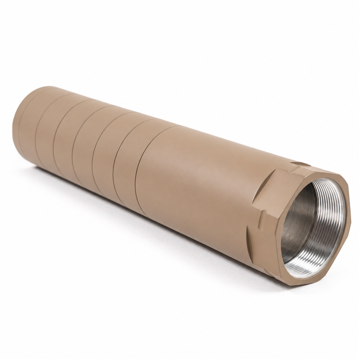 LIMITED FDE Tuna Cans FAT9 S – 9mm Silencer (6-Baffle) - Image 3